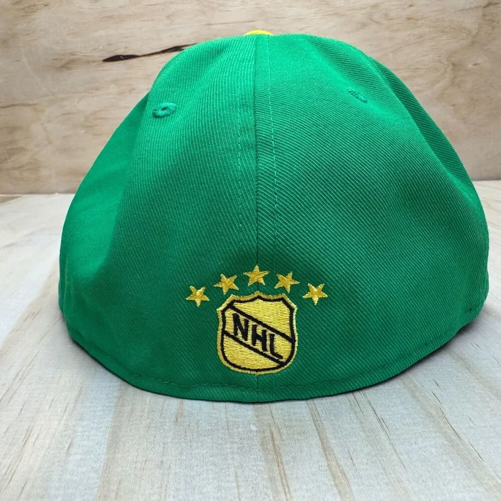 NEW California Golden Seals Mitchell Ness Liberty Fitted Hat Cap Two Tone 7 1/2